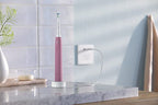 Philips Sonicare 4100 Electric Rechargeable Power Toothbrush, Pink, with Genuine Philips Sonicare Optimal Plaque Control Replacement Toothbrush Heads, White, 3 Pack