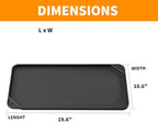 4396096RB Griddle Replacement for Whirlpool stove Parts Top Griddle Plate, W10297135 Cast Iron Griddle for Maytag, Kitchenaid, Jenn Air, Amana, Gourmet Gas Range Cooktop Parts Burner Griddle Pan 1 Pcs