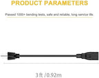 Power Cord Cable for Instant Pot Electric Pressure Cooker, Power Quick Pot, Rice Cooker, Microwave, Soy Milk Maker, and More Kitchen Appliance 3ft Replacement 3 Prong Cable
