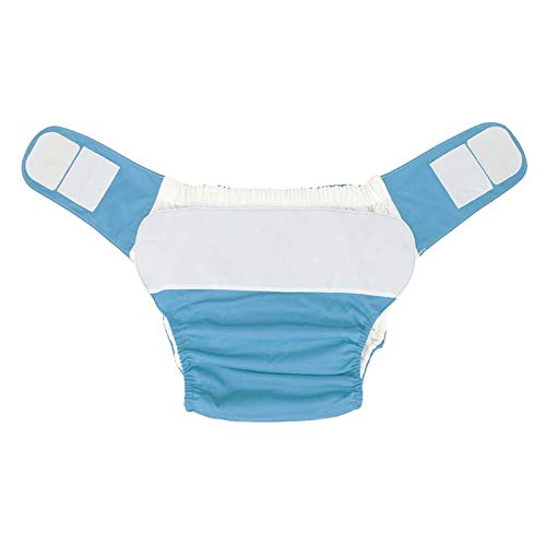 ZJchao Adult Diaper Cover, Waterproof Washable Reusable Adult Elderly Cloth Diapers Adult Pocket Nappy Cover Diapers for Adults Pocket Nappies Adult Diaper Adult Pocket Nappy Cover(Blue)