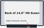 SCREENARAMA New Screen Replacement for NT140WHM-NS0 V8.0 V8.1 V8.2, HD 1366x768, Matte, LCD LED Display with Tools