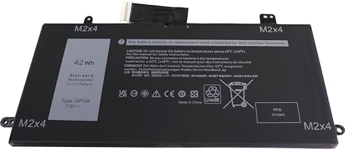 J0PGR Laptop Battery Replacement for Dell Latitude 12 5285 E5285 5290 2-in-1 Series T17G T17G001 T17G002 Tablet Notebook 1WND8 0J0PGR JOPGR 0RDYCT RDYCT X16TW NOT (MB991LL MC375LL MD314 MC724LL)