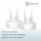 Ameda 2 Pack Breast Pump Kit Valves, Replacement Valves for Ameda Breast Pump Kits, Compatible with all Ameda HygieniKit Milk Collection Systems, Maintain Pump Performance, BPA Free DEHP Free