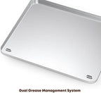 Stanbroil Stainless Steel Griddle Top for Cuisinart CGG-0028 28" 2-Burner Propane Gas Grill, 28 Inch Griddle Replacement Top with Dual Grease Management System