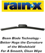 Rain-X 810195 Latitude 2-In-1 Water Repellent Wiper Blades, 26" and 17" Windshield Wipers (Pack Of 2), Automotive Replacement Windshield Wiper Blades With Patented Rain-X Water Repellency Formula