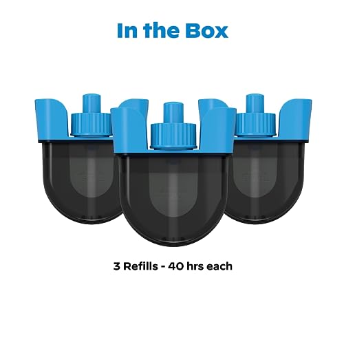 Rechargeable Mosquito Repeller Refills; Advanced Repellent Formula Provides 20’ Protection Zone; Compatible with Thermocell E-Series & Radius Only