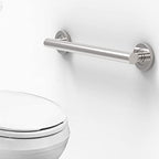 AquaChase ADA Compliant Grab Bar,500lbs Weight Support for Bath Safety (16 inch, Brushed Nickel)