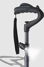 Ergoactives,LLC LightBaum- Adjustable LED Flashlight for Crutches, Canes, & Walkers, Helps Prevent Falls During Dark Hours, Perfect Illumination Allows Users to See at Night (Universal Tube Mount)