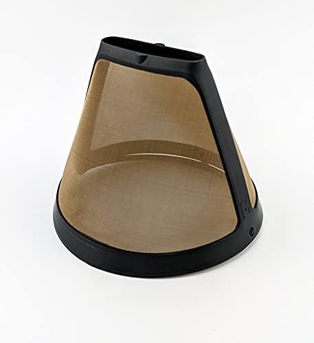 NRP Gold-tone #2 Cone Coffee Filter Replacement for 4-5cup Coffeemaker Cuisinart, Krups Amazonbasics & MORE | 2-pack