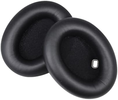 WH-1000XM4 Replacement Earpads Cushions, Protein Leather Ear Pads for Sony WH-1000XM4(WH1000XM4) Noise Canceling Headphones with High Density Memory Foam, Without Affecting Sensor (Black)