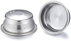 Pressurized filter basket compatible with Breville sage BES870/875/880/878/890/810 Barista Infuser bambino plus BES 500 Two Cup Dual Wall Filter, 54mm coffee machine replacement accessories