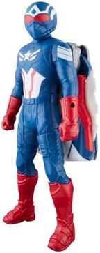 Marvel Avengers Captain America: Brave New World Flight Mode Action Figure with Accessories, 9-Inch-Scale (22 cm) Super Hero Toys for Kids Ages 4+