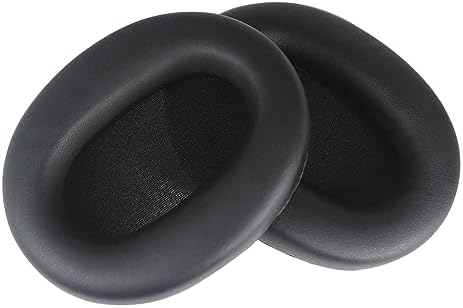 WH-CH710N Replacement Earpads Ear Cushions,Ear Pads for Sony WH-CH700N, WH-CH710N, WH-CH720N Headphones, Ear Cushions with Soft Protein Leather, Ear Comfort Memory Foam (Black)
