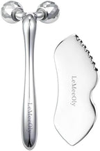 Stainless Steel Gua Sha Facial Tools Metal GuaSha Tool for Face Neck, Detailer Gua Sha Lymphatic Drainage Face Massage Tool, Christmas Gift for Women (Stainless Steel gua sha 4)