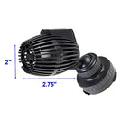 AQUANEAT Aquarium Wavemaker Circulation Pump, 480GPH Fish Tank Powerhead Pump, Submersible Water Pump, Magnetic Base
