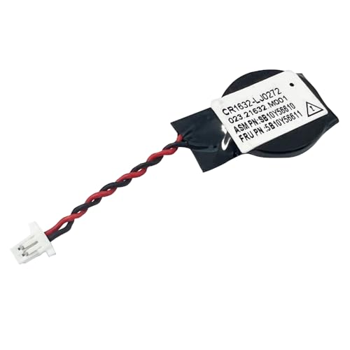 ZAHARA CR1632 CMOS Battery Cable Replacement for Lenovo ThinkPad P1 Gen 3 20TH 20TJ X1 Extreme 3rd Gen 20TK 20TL SB10Y5610 5B10Y56611 023.21632.M001 023.21632.M002