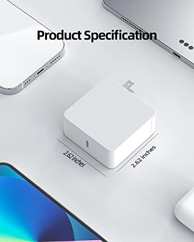 65W Fast Type C Charger for Samsung Galaxy Book Laptop Charger – for Galaxy Book Pro, Pro 360 and More Replacements with USB C Connector, Foldable, Compact, Detachable 7.5ft Cable