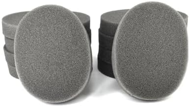 Cooling Gel Ear Pads Hearing Protector Replacement Ear Cushion for 3m worktunes Pads Replacement Ear Cushions (5 Pairs Solid Acoustic Foam)