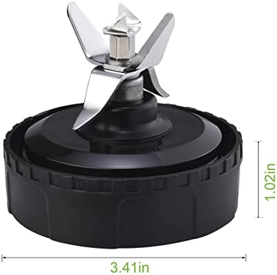 Blender Replacement Parts, 6 Fins Male Extractor Blade Assembly Fits Ninja 16oz Cups, 307KKU 322KKU770 Replacement Extractor Blade fit for Ninja BL660 BL663 BL665Q BL740 BL770AMZ BL772 BL773CO BL780