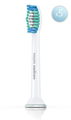 Philips Sonicare Genuine SimplyClean Replacement Toothbrush Heads, 5 Brush Heads, White, HX6015/03
