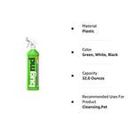 BugMD Empty Refillable Spray Bottle 32 oz. for Use Pest Control Essential Oil Concentrate (Sold Separately), Spray Bottle with 3 Sprays Modes