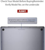 YUSE A2681 Screen Replacement for Mac14,2 MacBook Air 13.6" inches M2 2022 EMC 4074 2560x1664 Full LCD Display Complete Assembly (Midnight)
