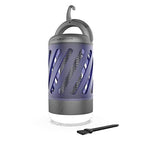 Skeeter Hawk Rechargeable Indoor Outdoor Bug Zapper Light, Fly Zapper, Mosquito Killer, Portable Bug Zapper for Flies, No See Ums, Gnats, 150 Lumens, Black