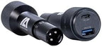 AlveyTech XLR Dual Port Charger Adapter with USB-A & USB-C - for Charging Cell Phone and Accessories on Electric Mobility Scooter, Power Chair, Wheelchair, Recreational Bikes, & Scooters