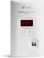 Kidde Carbon Monoxide Detector, Plug In Wall with 9-Volt Battery Backup, Digital LED Display, 4 Pack