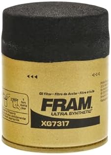 FRAM Ultra Synthetic Automotive Replacement Oil Filter, Designed for Synthetic Oil Changes Lasting up to 20k Miles, XG7317 with SureGrip (Pack of 1)