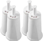 4 Pack Replacement Water Filter Compatible with Breville Sage Claro Swiss For Oracle Barista Bambino Espresso Coffee Machine Part #BES008WHT0NUC1