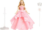 Mattel Universal Wicked Deluxe Glinda Fashion Doll & Accessories Including Crown & Scepter, Movie-Inspired Look with Posability