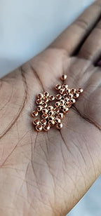 Metal Loc sprinkle Hair Beads, DreaLock Hair Accessories, Loc Jewelry (100% Copper, 6/0 4mm)