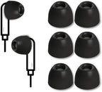 Comply 500 Core Series | Memory Foam Replacement IEM Ear Tips for KZ, Moondrop, FiiO Sennheiser & More | Superior Noise Isolation, Ultimate Comfort, Secure Fit | Round, Black (S/M/L) (3 Pairs)