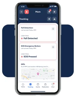 Safety+ 4G Medical Alert System for Seniors: Fall Detection, 24/7 Monitoring, GPS Location, Small, Lightweight, Wireless SOS Call Button, Personal Safety, Wearable Panic Button, (Call to Activate)