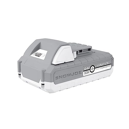 Snow Joe 24V-2AMP-SK1 Starter Kit Includes 1 x 2.0-Ah Lithium iON Battery + Standard Charger, 2.0, White