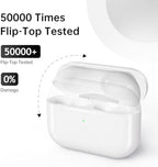 Wireless Charging Case Compatible with AirPods Pro 1st & 2nd Gen, Type C Charger Case Replacement with USB-C Charging Port(No Earbuds)