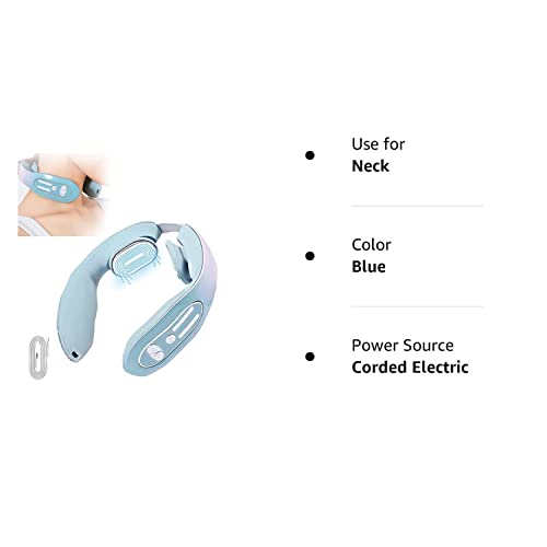 Neck Acupoints Lymphvity Massage Device for Women, Cordless Neck Massager for Pain Relief Portable Neck Relaxer, Lymphatic Drainage Machine with 12 Modes Christmas Mother's Day Father's Day Gifts (1)