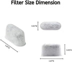 12 NISPIRA Replacement Activated Charcoal Water Filters for Cuisinart Coffee Machines, Compared to Cuisinart DCC-RWF