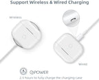 CIVPOWER Updated Charging Case Replacement Compatible with Air Pods 3rd Generation, Wireless Air Pods 3 Charger Case with Pairing Sync Button Without Earbuds, White