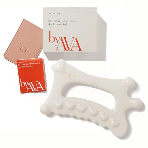 byAVA Gua Sha Jelloskin Lymphatic Drainage GuaSha Massage Tool - Ceramic gua sha Patented Design