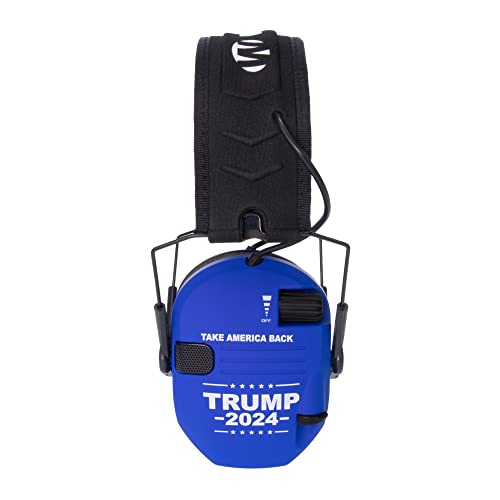 Walker's Razor Slim Shooting Hunting Protection Electronic Earmuffs - Take America Back Series (Trump 2024)