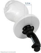 STUDIO LIMITED 11.4-Inch Styrofoam Mannequin Head (4 Pack) - White Foam Wig Stand for Wigs, Hats, Masks, Hairpieces, Arts, Crafts, DIY Projects, Salon Display, and Travel Use