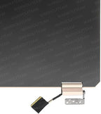15.6in LCD UHD Touch Screen Digitizer Replacement Whole Hinge-up Assembly for HP Spectre X360 15-EB 15-EB0073TX 15-EB0081NR 15-EB0083NR 15-EB1043DX L97633-001 (OLED Cable Version, Brown)