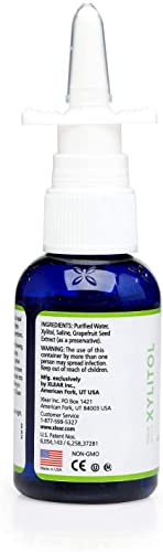 Xlear Nasal Spray, Natural Saline Nasal Spray with Xylitol, Nose Moisturizer for Kids and Adults, 1.5 fl oz (Pack of 2)