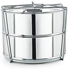 Stackable Stainless Steel Insert Pans - Inserts for Instant Pot - Pan for Instapot - Accessories for Instant Pot- FITS 6 QT and Above - Single Size - Pressure Cooker Steamer Pan Accessories
