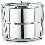 Stackable Stainless Steel Insert Pans - Inserts for Instant Pot - Pan for Instapot - Accessories for Instant Pot- FITS 6 QT and Above - Single Size - Pressure Cooker Steamer Pan Accessories
