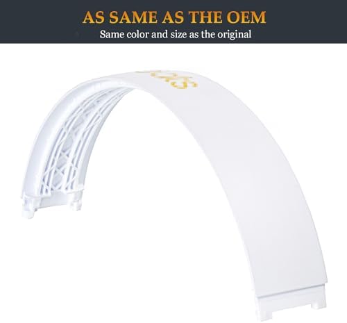 Dre Studio 3 Wireless Headband as Same as The OEM Replacement Arch Band Studio3 Accessories Parts Compatible with Beats by Dr Dre Studio 3/A1914 Studio 2 Wired/Wireless Headphones (White)