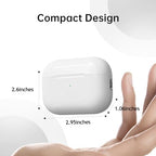Wireless Charging Case Compatible for AirPods Pro 1st & 2nd Generation, Upgraded Replacement Wireless Charging Case Compatible with Airpods Pro 1/2(No Earbuds)