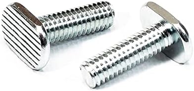 POWERTEC 5/16"-18 T Track Bolts 20 Pack for T track, 1 Inch Long T Slot Bolts for Universal T Track, T Track Accessories for Woodworking Jigs and Fixtures (QTB1001)